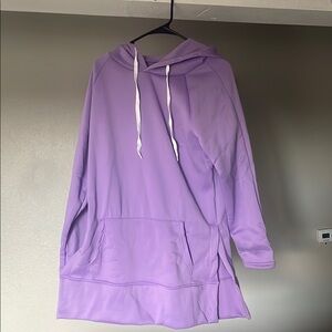Purple Hoodie with Front Pocket